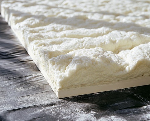 Different types of flat roof insulation materials for better home energy efficiency.