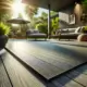 DeckRite vinyl deck in a modern backyard, showcasing waterproof and UV-resistant design.