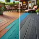 Side-by-side comparison of DeckRite vinyl decking and PVC decking.