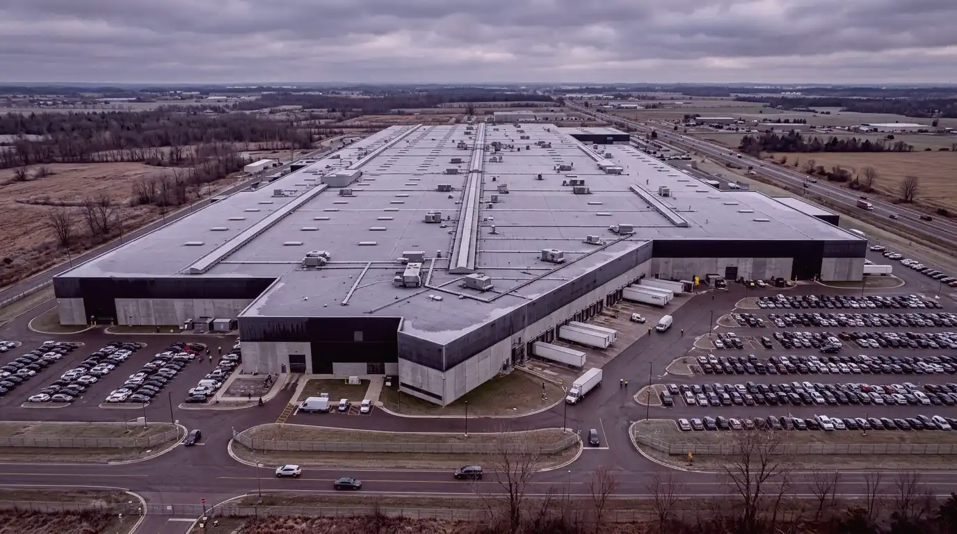 Alliston commercial roofing - representative low-slope rooftop view