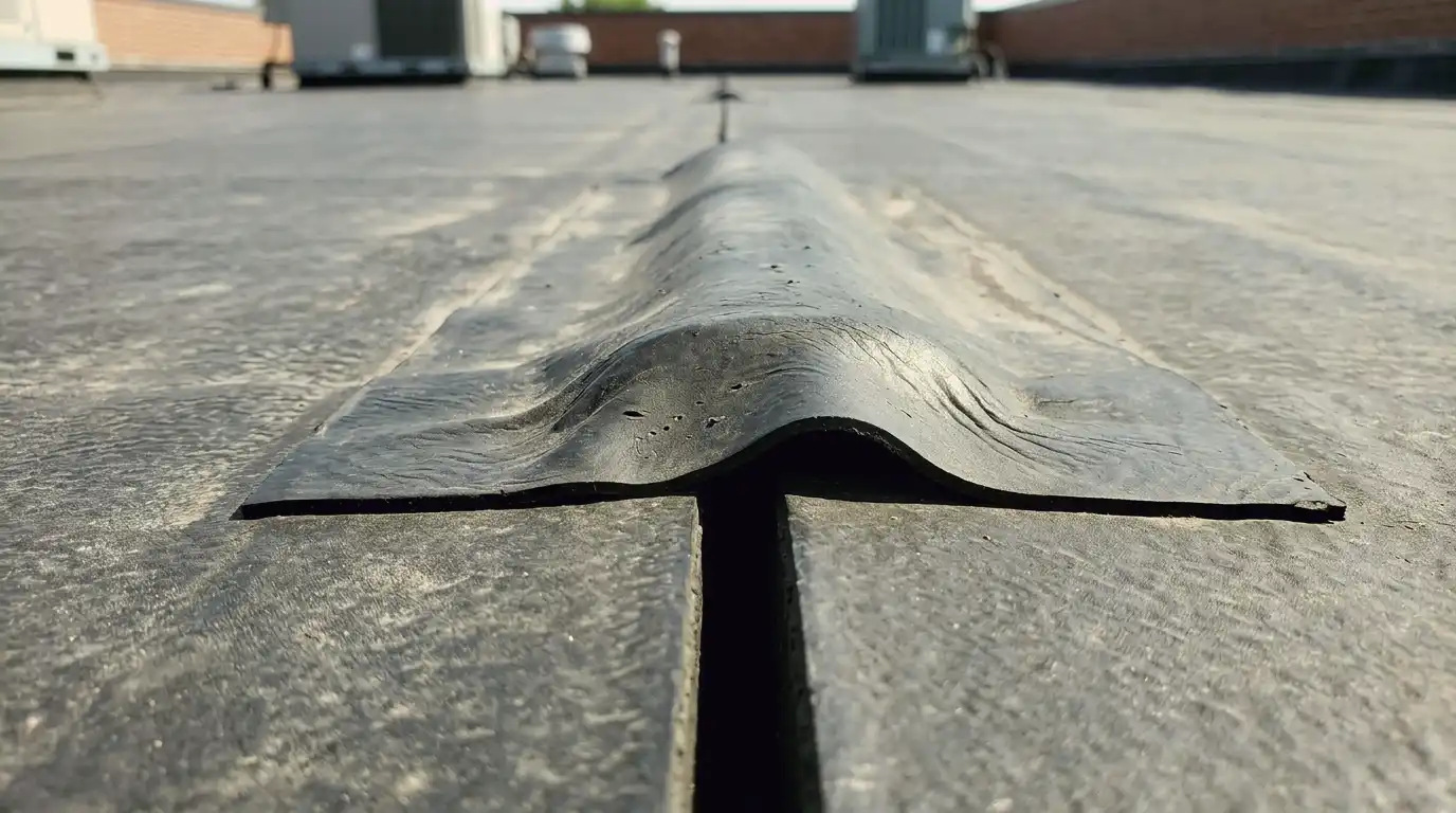 Representative commercial roof assessment detail for Brighton