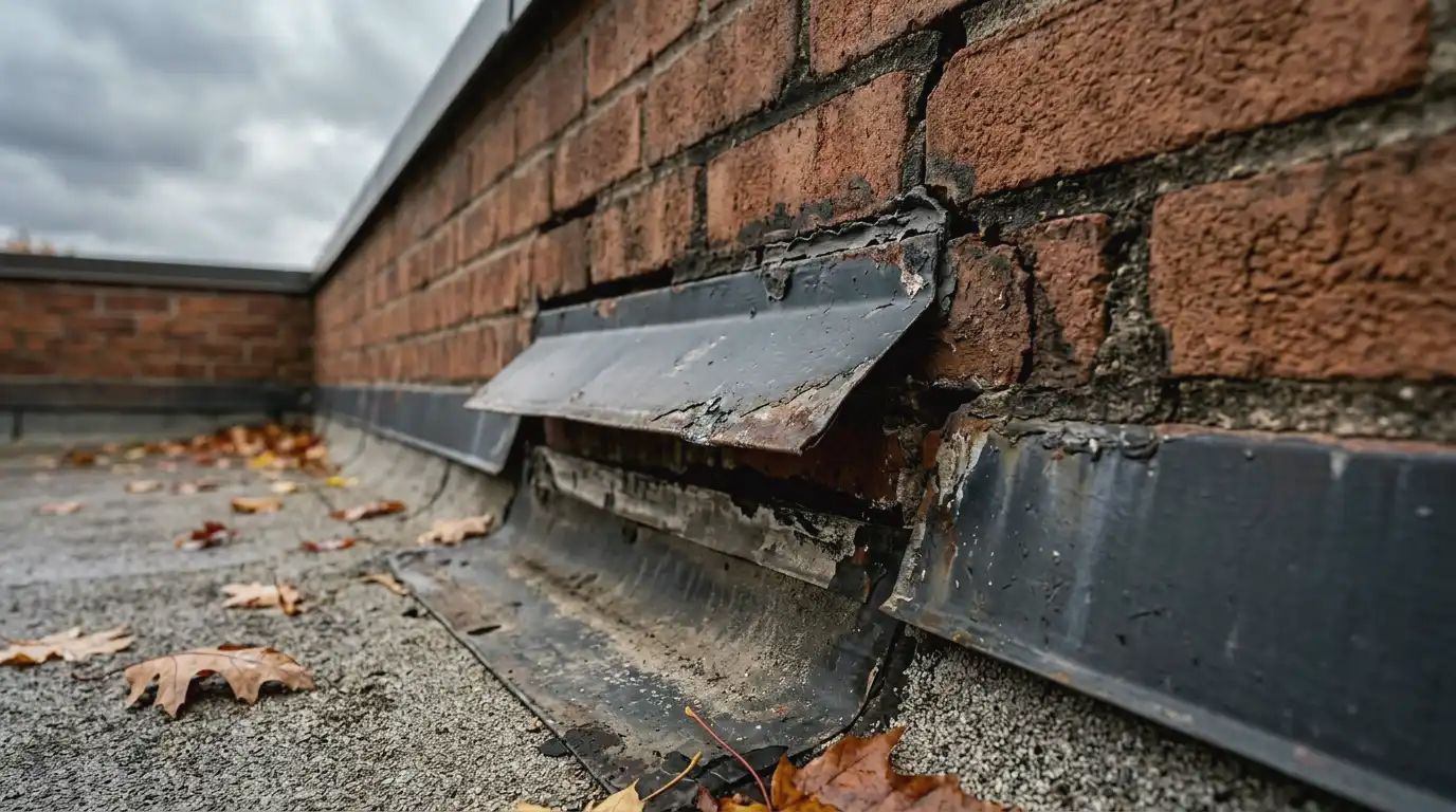 Representative commercial roof assessment detail for Cornwall