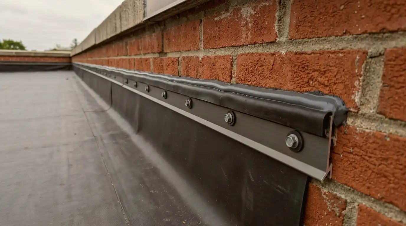 Representative commercial roof system detail for Georgina