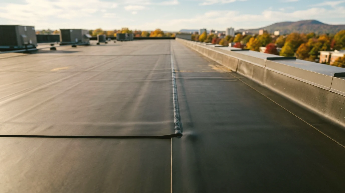 Representative commercial roof system detail for Huntsville