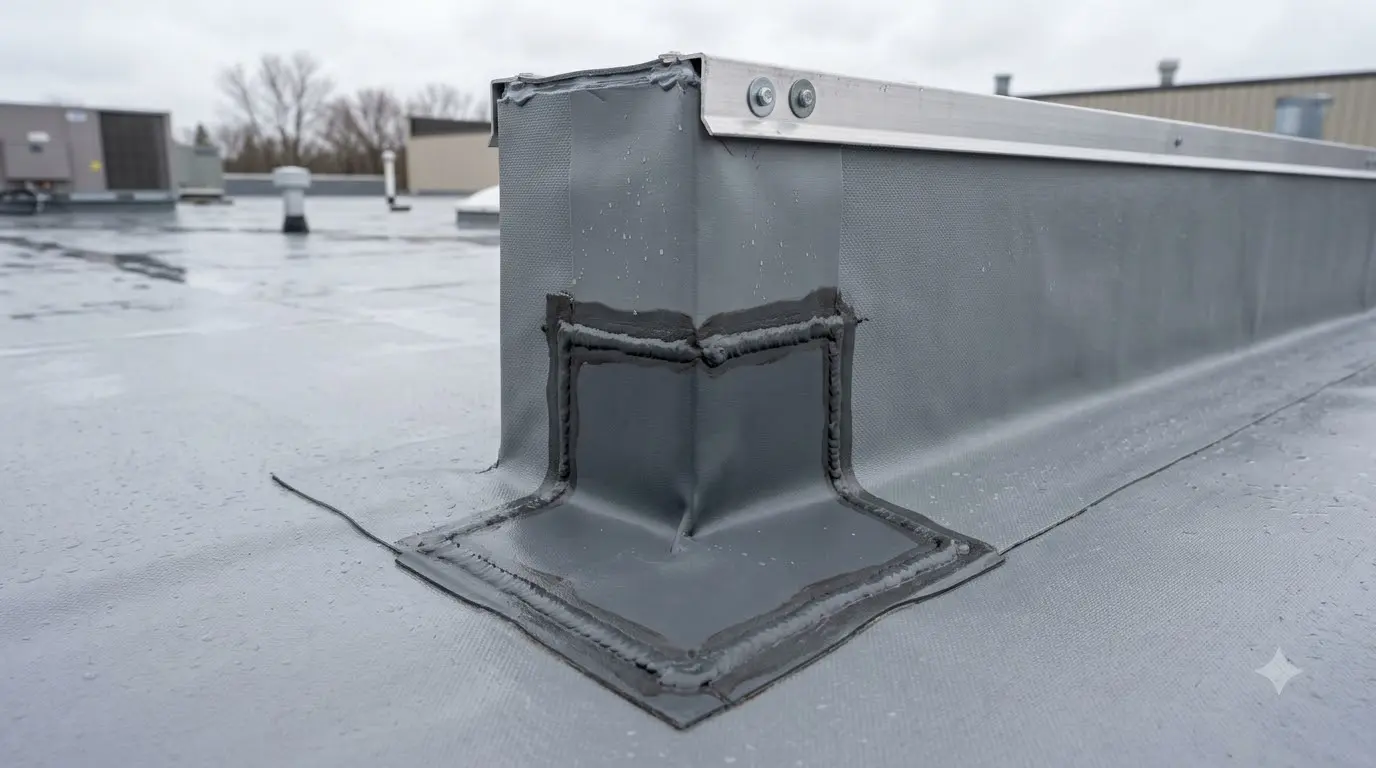 Representative commercial roof system detail for Orangeville