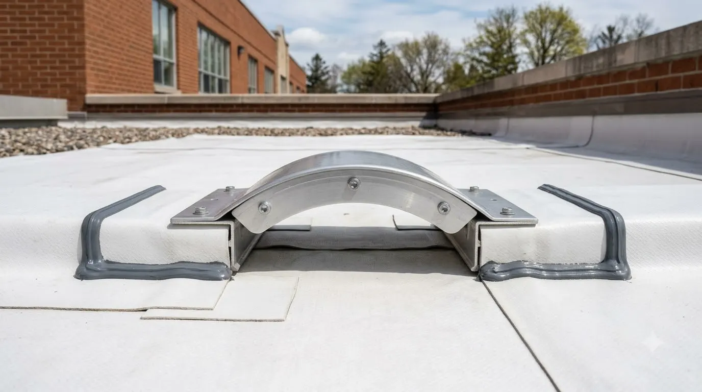 Representative commercial roof system detail for Stouffville