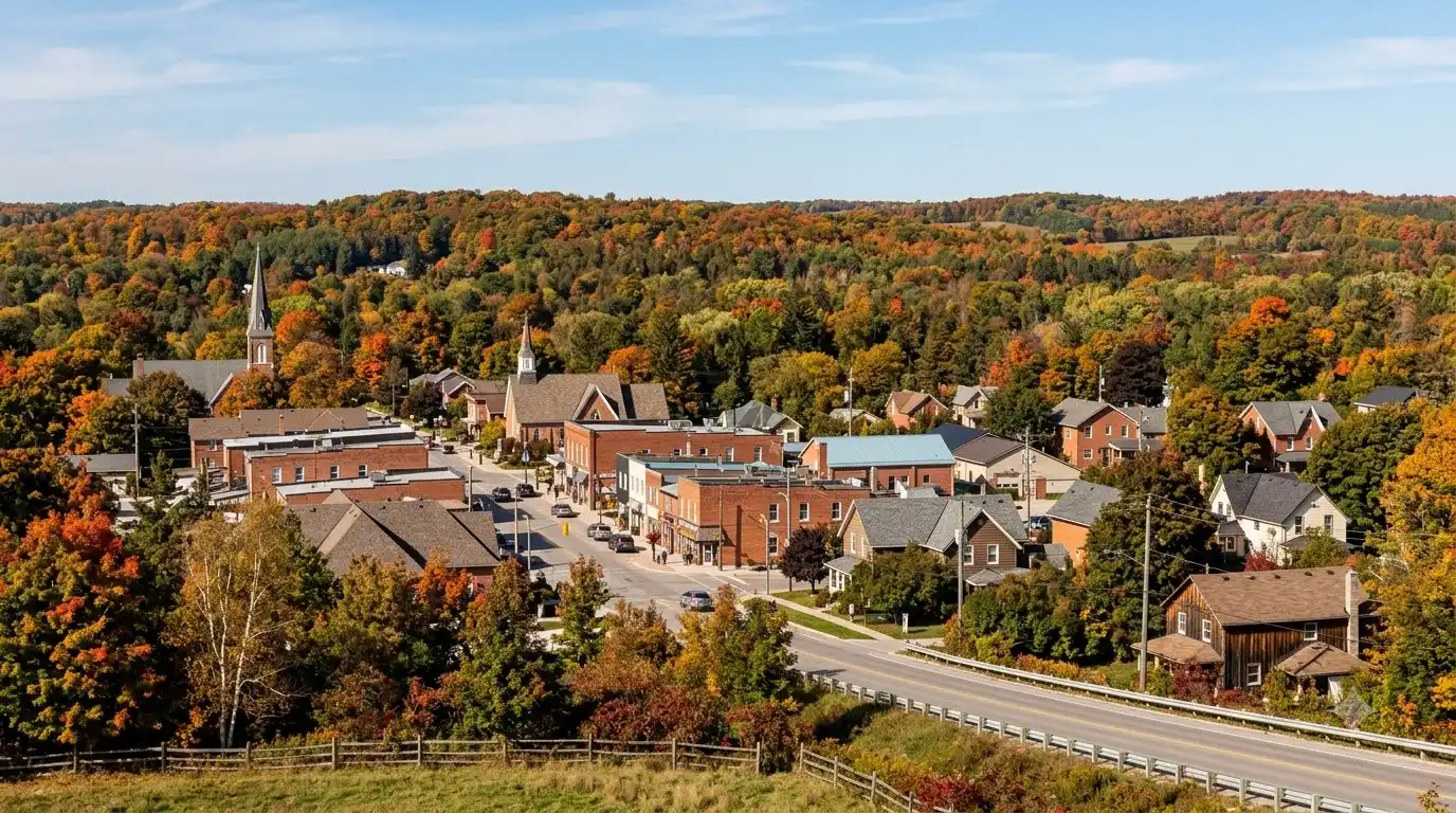 Representative commercial roofscape view for Uxbridge
