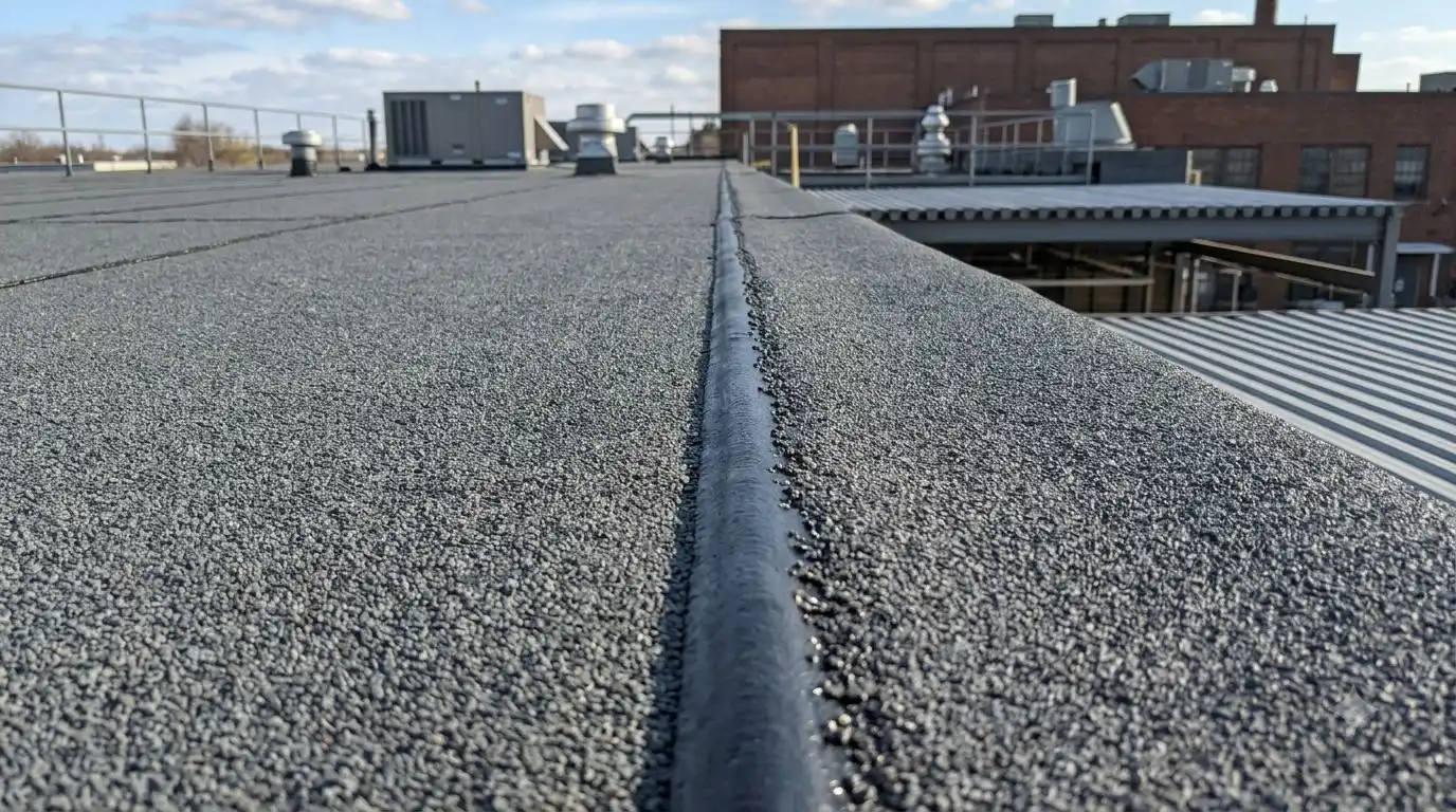 Representative commercial roof system detail for Woodstock