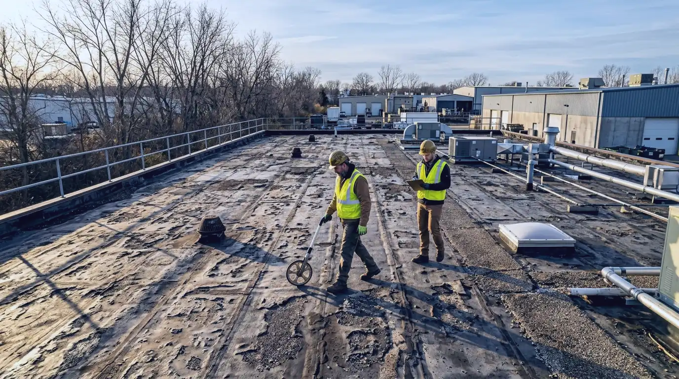 Guelph commercial solar older northwest roof audit