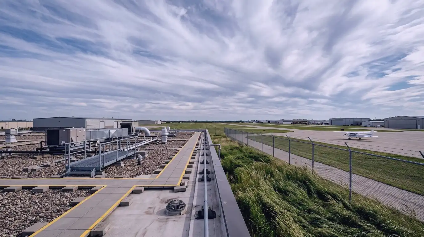 Hamilton commercial solar airport employment wind