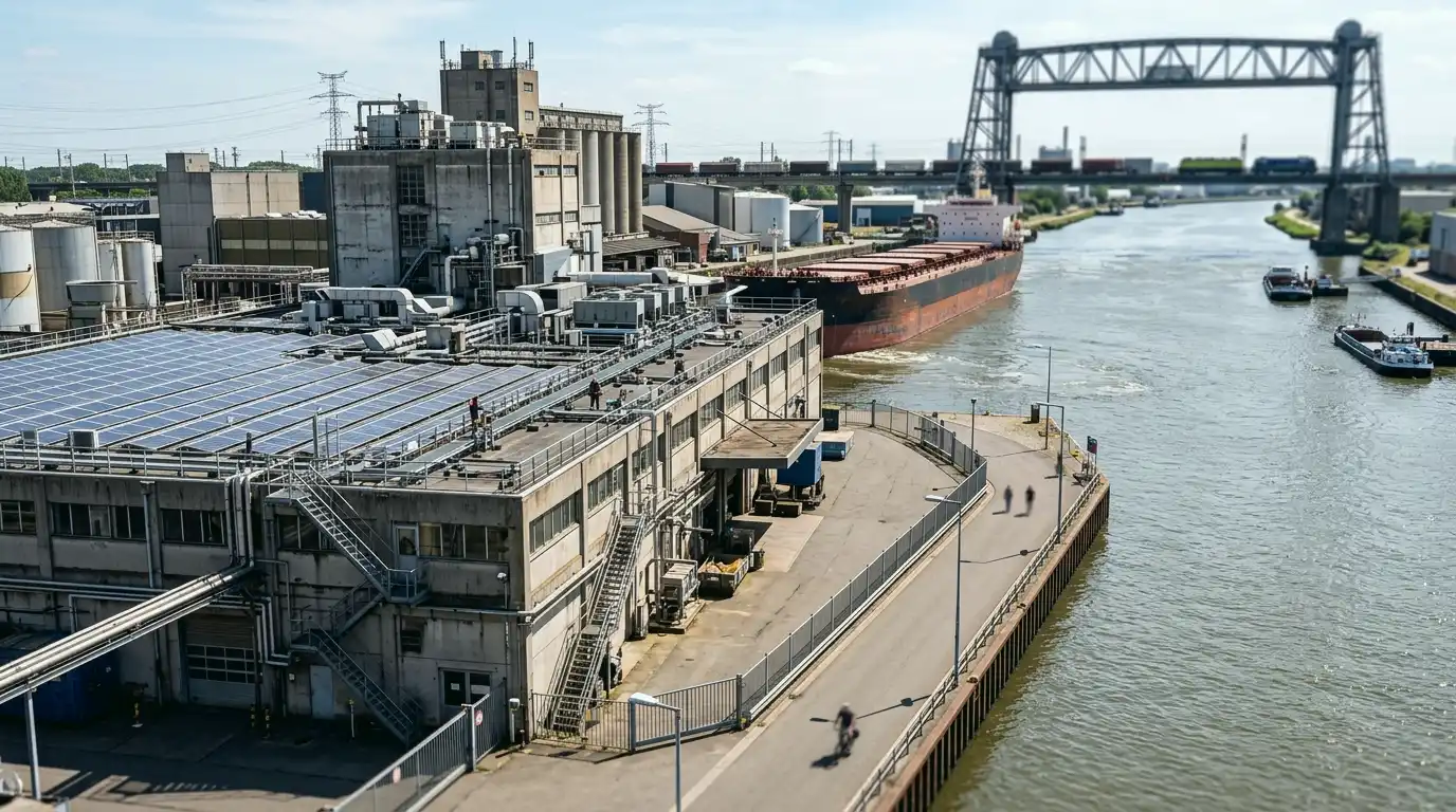 St. Catharines commercial solar welland canal industrial array