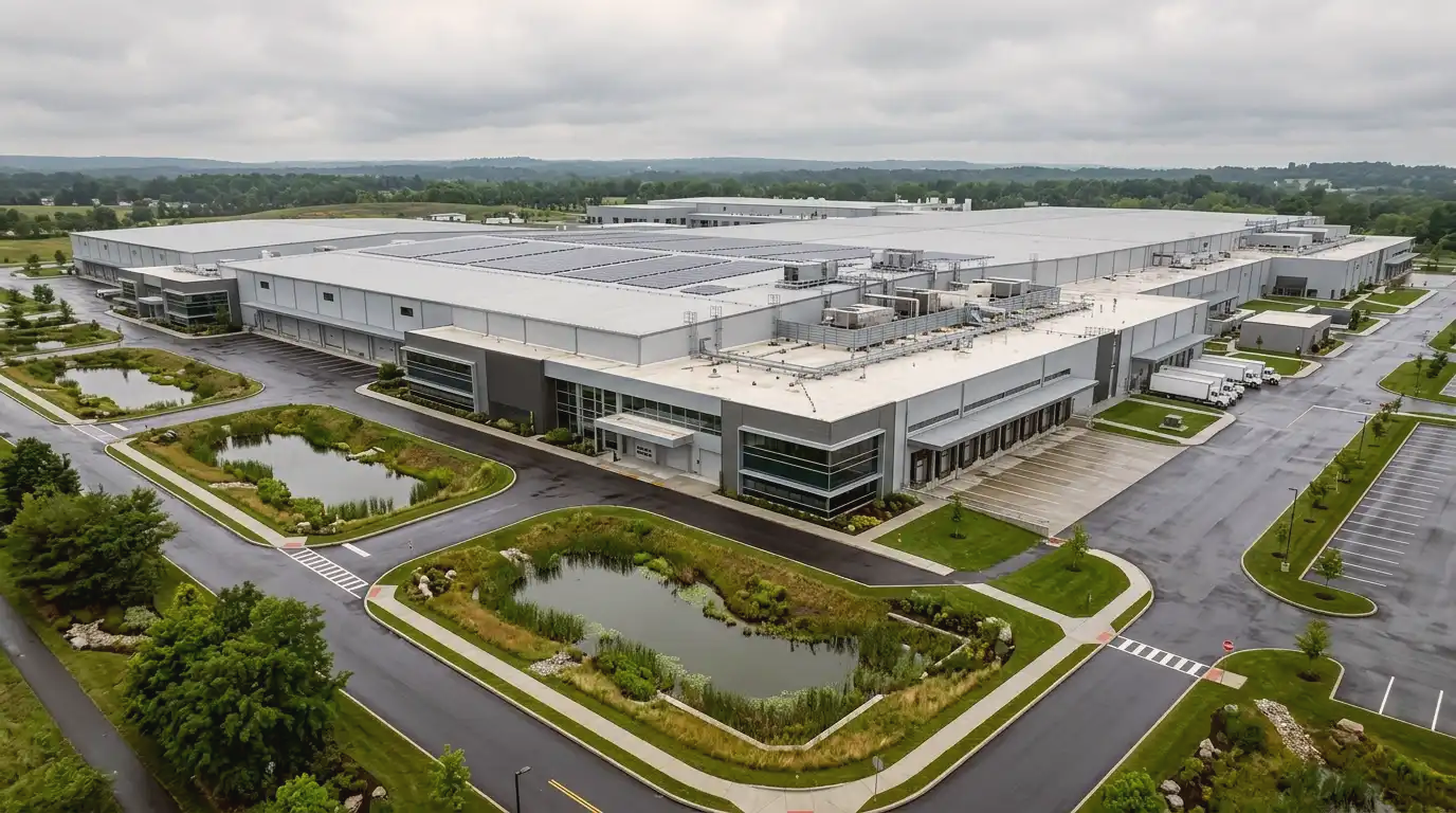 Windsor commercial solar advanced manufacturing campus